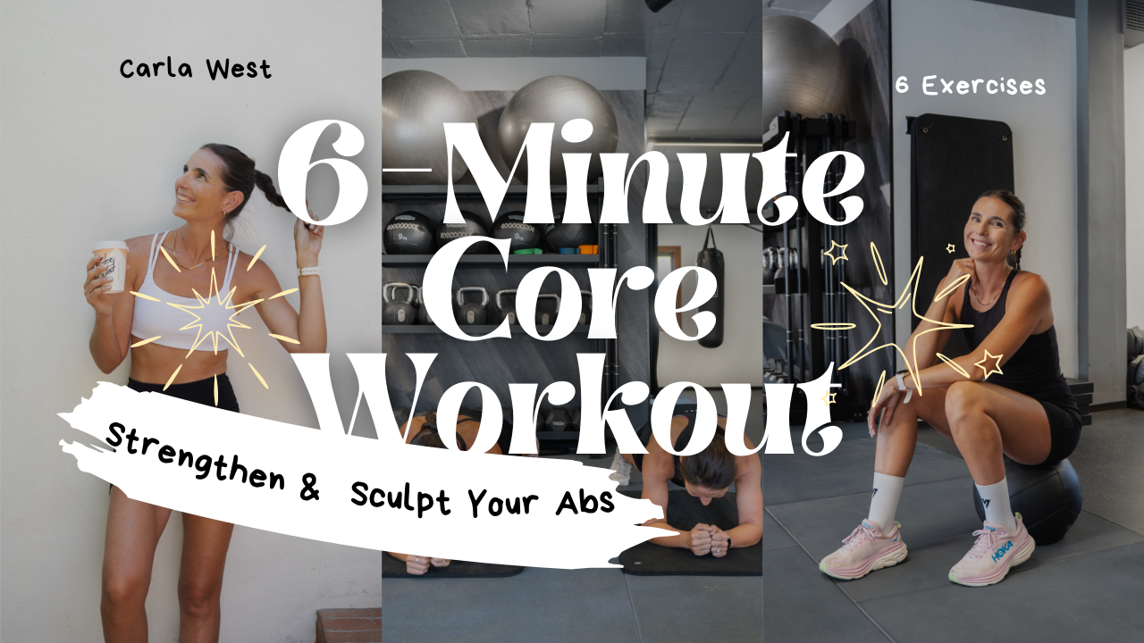 Load video: 6 minute core workout youtube video